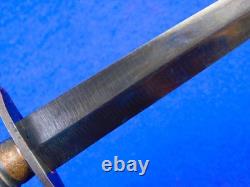 British English WW2 Fairbairn Sykes Commando Fighting Knife Dagger with Sheath