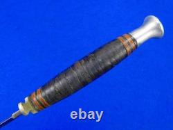 British English WW2 Fairbairn Sykes Commercial Fighting Knife Stiletto Dagger