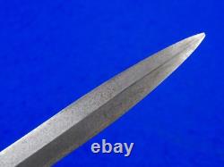 British English WW2 Fairbairn Sykes Commercial Fighting Knife Stiletto Dagger