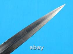 British English WW2 Fairbairn Sykes Stiletto Fighting Knife Dagger