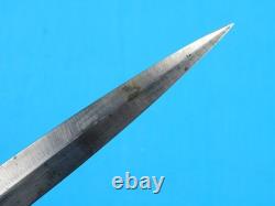 British English WW2 Fairbairn Sykes Stiletto Fighting Knife Dagger