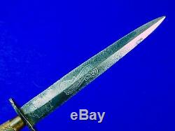 British English WW2 Wilkinson Fairbairn Sykes 2 Type Named Fighting Knife Dagger