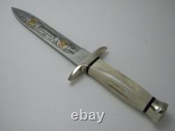 Buck Custom USA 1753 of 3000 HARLEY DAVIDSON 1986 Fixed Blade Stag Dagger Knife
