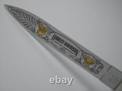 Buck Custom USA 1753 of 3000 HARLEY DAVIDSON 1986 Fixed Blade Stag Dagger Knife