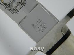 Buck Custom USA 1753 of 3000 HARLEY DAVIDSON 1986 Fixed Blade Stag Dagger Knife