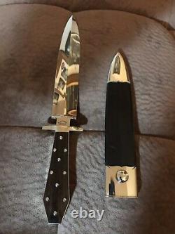 Buster Warenski Custom Dagger Knife/sheath-loveless Era