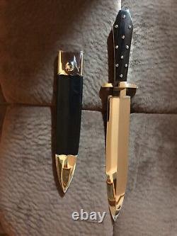 Buster Warenski Custom Dagger Knife/sheath-loveless Era