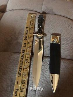 Buster Warenski Custom Dagger Knife/sheath-loveless Era
