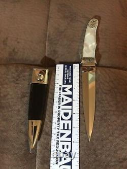 Buster Warenski Custom Engraved Art Dagger Knife-one-of-a-kind! Loveless Era