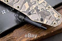 CFK Handmade D2 Tool Steel Custom Tactical Blade Dagger Knife & Kydex Sheath Set