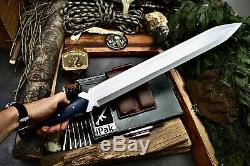 CFK IPAK Handmade D2 Custom 25 VIKING-MAXIMUS Battle-Ready Dagger Sword Knife