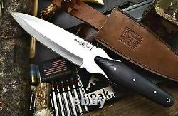 CFK IPAK Handmade D2 Custom COMMANDO Tactical Combat Fighter Dagger Blade Knife