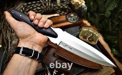 CFK IPAK Handmade D2 Custom COMMANDO Tactical Combat Fighter Dagger Blade Knife