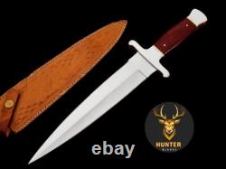 COMBAT ARKANSAS TOOTHPICK DAGGER KNIFE Handmade D2 Steel Survival Hunting Knife