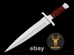 COMBAT ARKANSAS TOOTHPICK DAGGER KNIFE Handmade D2 Steel Survival Hunting Knife