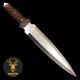 Combat Dagger Knife Full Tang Handmade D2 Steel Tactical Survival Hunting Knife