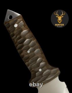 COMBAT DAGGER KNIFE Full Tang Handmade D2 Steel Tactical Survival Hunting Knife