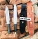 Custom Handmade Carbon Steel Hunting Dagger Bowie Knfe Camping Knife Withsheath