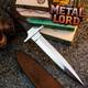 Custom Handmade D-2 Steel Walnut Wood Survival, Tactical Dagger Knife With Sheath