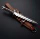 Custom Handmade D2 Tool Steel Hunting Dagger Bowie Knife Dagger Knife Withsheath