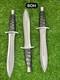 Custom Handmade D2 Tool Steel Tariff Free Hunting Dagger Knives 3pcs Lot Withsheat