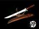 Custom Handmade Marsh Rat Samurai Dagger Imported High Quality Steel Knife 61hrc