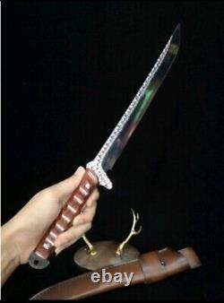 CUSTOM HANDMADE Marsh Rat Samurai dagger imported high Quality steel knife 61HRC