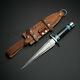 Custom Handmade Hunting Knife, Hand Forged Damascus Bowie Knife, Dagger Knife