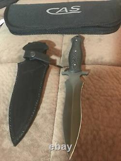 Cas Knives-claudio Sobral Brothers- Custom Dagger -dark Timber-new