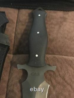 Cas Knives-claudio Sobral Brothers- Custom Dagger -dark Timber-new