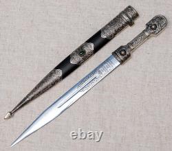 Caucasian Dagger Stone Shashka Cossack Sword Zlatoust knife saber 035 Silkway