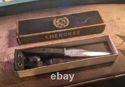 Cherokee Dagger Fighting Knife Rare Vintage Solingen Steel