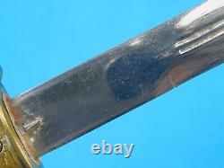 Chinese China Nationalist WW2 Dagger Fighting Knife with Scabbard