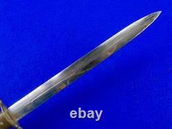 Chinese China Nationalist WW2 Presentation Enameled Army Dagger Fighting Knife