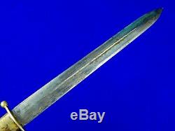 Chinese China WW2 WWII Nationalist Dagger Fighting Knife with Scabbard