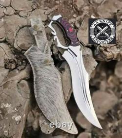 Christmas Gift, Custom D2 Steel, Hunting Tracker Knife, Dagger Sword
