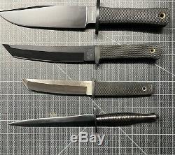 Cold Steel knives Recon Fairbairn & Sykes lot of 4 Tanto, Dagger, Recon
