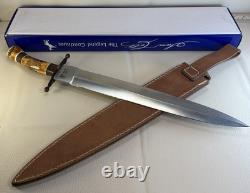 Colt CT-822 High Plains Dagger 19 Knife Stag Brass Pakistan Box Sheath RARE