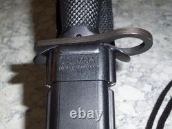 Colt M7 Bayonet, Made in Germany M8A1 Sheath Excellent Shape