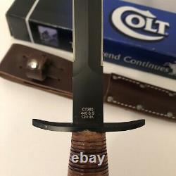 Colt V-42 CT280 Double Edged Knife With Sheath New With Box Rare Dagger