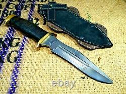 Combat Knife ANTI-TERROR Dagger Military Tactical Survival Hunting Paratrooper