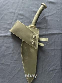 Cosplay LARP Rennaissance Festival Saber Knife Dagger Kukri w sheath