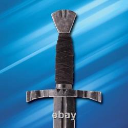 Crecy Dagger Knife High Carbon Steel With Leather Sheath