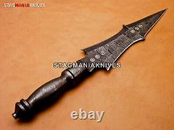 Cusotm Hand Forged Damascus Steel Hunting Combat Dagger knife Vintage