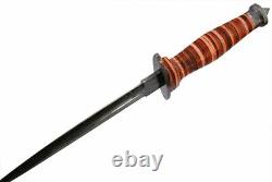 Custom Damascus Steel Blade Replica Wwii Fighting Stiletto Combat Dagger Knives