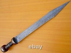 Custom Damascus Steel Gladius Sword / Hunting Knife / Bowie / Dagger / Micarta