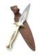 Custom Deer Antler Dagger Handmade Fairbairn + Case Hunting Knife Christmas Gift