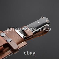 Custom Hand Forged J2 Steel Full Tang Hunting Medieval Roman Dagger Knife