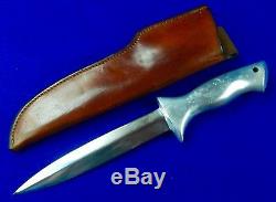 Custom Hand Made John Nelson J. N. COOPER Double Edged Fighting Knife Dagger