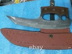 Custom Hand crafted knife king's Damascus Steel Riddick dagger pair